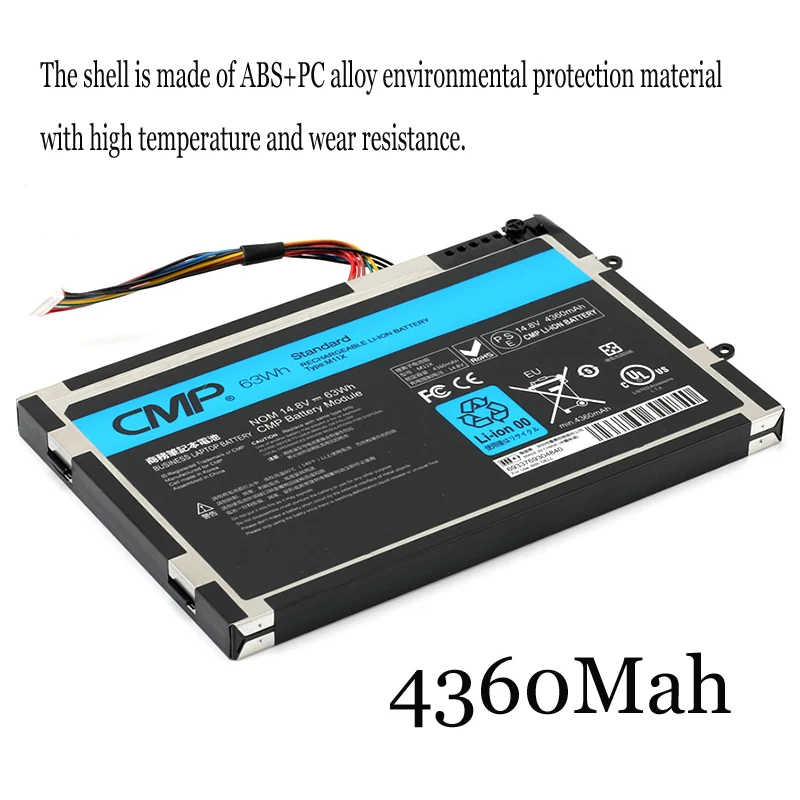 1PC New Laptop Battery Internal For Dell Alienware PT6V8 M11X M14X R1 R2 R3 P18G
1PC New Laptop Battery Internal For Dell Alienware PT6V8 M11X M14X R1 R2 R3 P18G