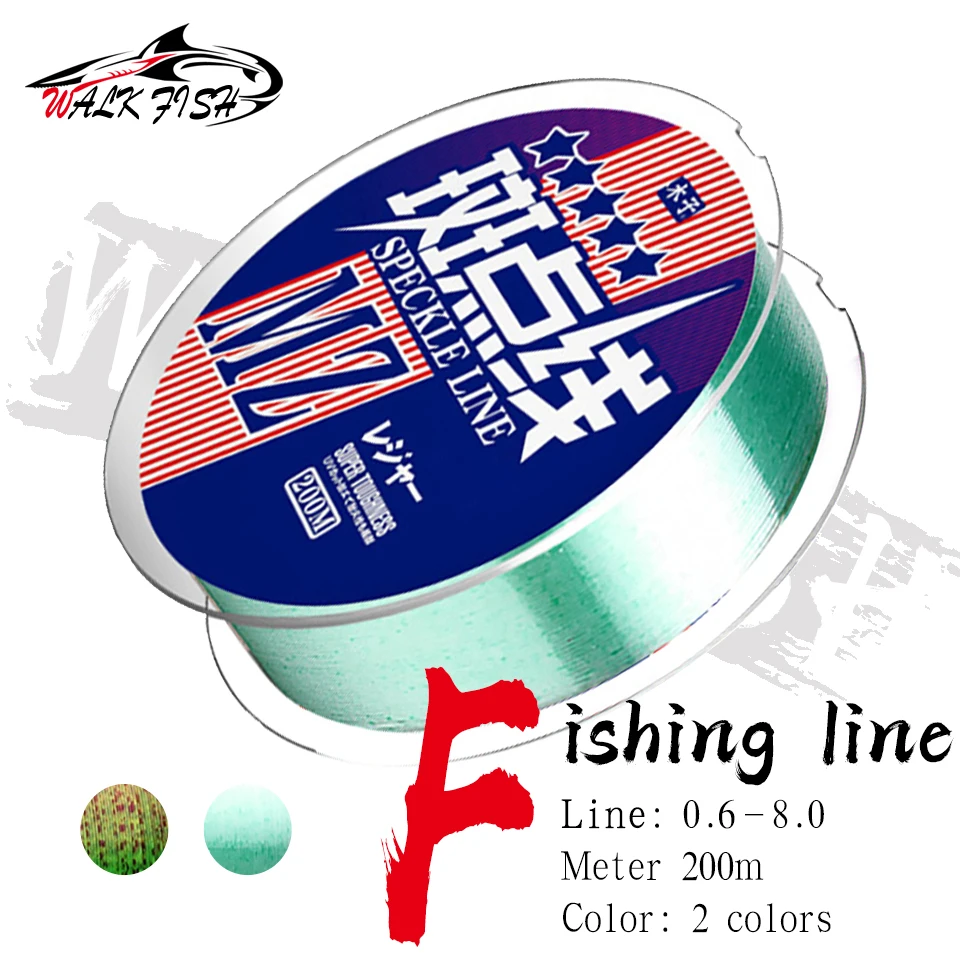 WALK FISH леска для ловли карпа, невидимая рыболовная леска 200 м, леска для морщин, сверхпрочная нейлоновая рыболовная леска, пятнистая рыболовная леска
WALK FISH леска для ловли карпа, невидимая рыболовная леска 200 м, леска для морщин, сверхпрочная нейлоновая рыболовная леска, пятнистая рыболовная леска