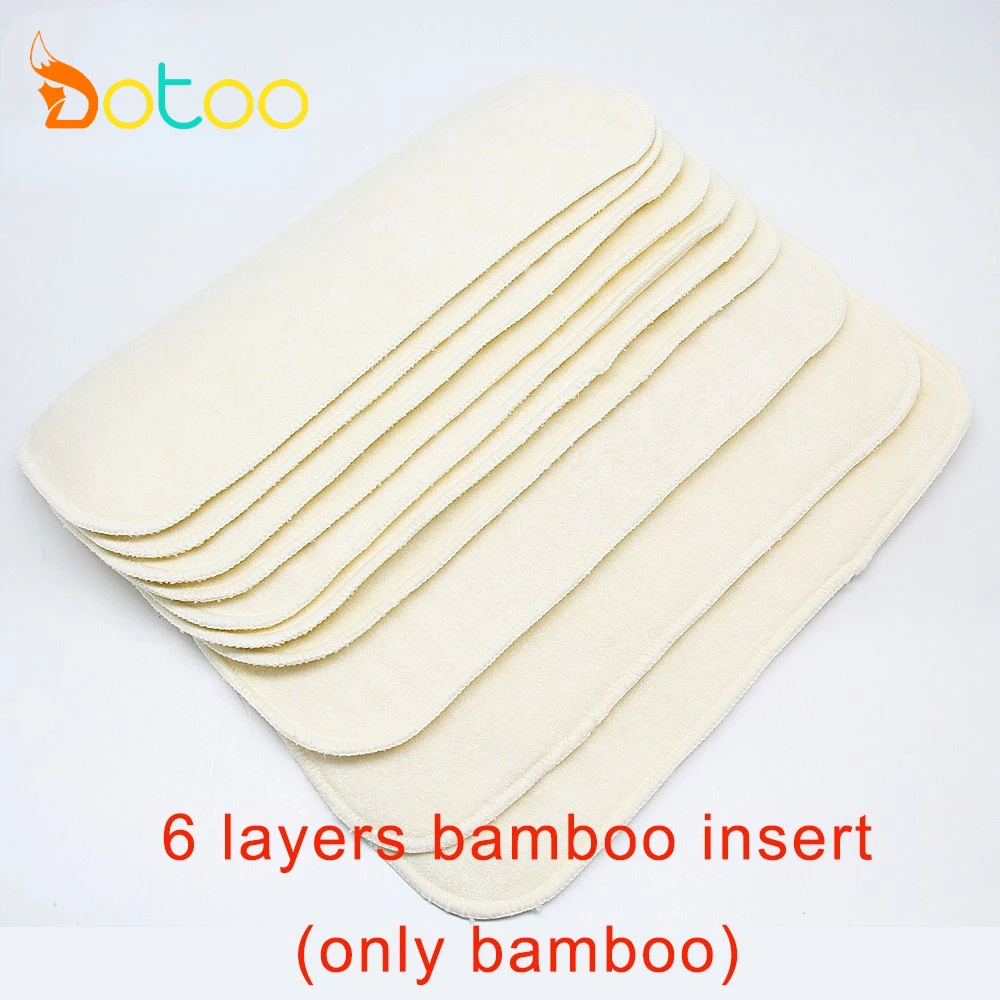 Dotoo 6 Layers Reusable Bamboo Fiber Diaper Insert Soft And Comfortable (Only Bamboo Fiber) For 3-15KG Baby
Dotoo 6 Layers Reusable Bamboo Fiber Diaper Insert Soft And Comfortable (Only Bamboo Fiber) For 3-15KG Baby