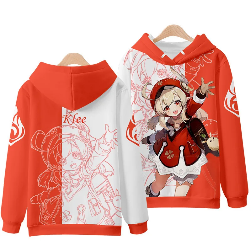 Spring and Autumn New Anime Genshin Impact Game 3D Long Sleeve Couple Sweatshirt Pullover 3D Hoodie Pullover Jacket
Spring and Autumn New Anime Genshin Impact Game 3D Long Sleeve Couple Sweatshirt Pullover 3D Hoodie Pullover Jacket