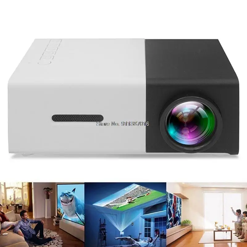 YG300 Huishoudelijke Full High Definition MIni LCD Projector ONS Plug US Plug 1080P Mini Draagbare Project Home Media Speler
YG300 Huishoudelijke Full High Definition MIni LCD Projector ONS Plug US Plug 1080P Mini Draagbare Project Home Media Speler