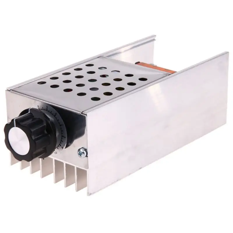 AC 220V 6000W SCR Voltage Regulator Controller Electronic Dimmer Thermostat Speed Regulation Mold with Case
AC 220V 6000W SCR Voltage Regulator Controller Electronic Dimmer Thermostat Speed Regulation Mold with Case