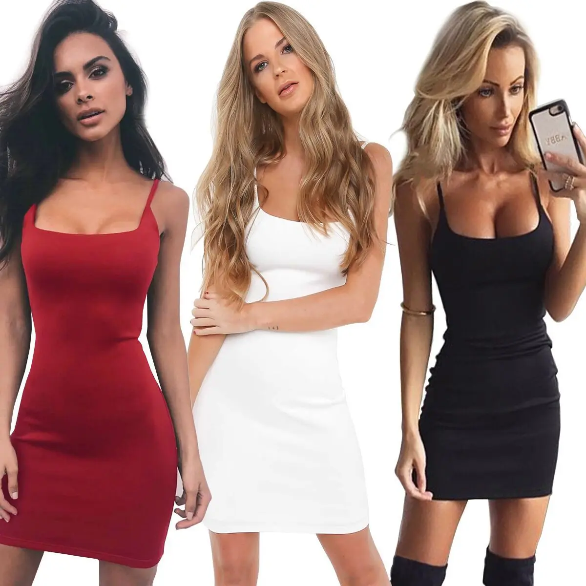 Foreign trade women's new spring and summer simple slim suspender dress vestidos verano bodycon dress casual dress Casual
Foreign trade women's new spring and summer simple slim suspender dress vestidos verano bodycon dress casual dress Casual