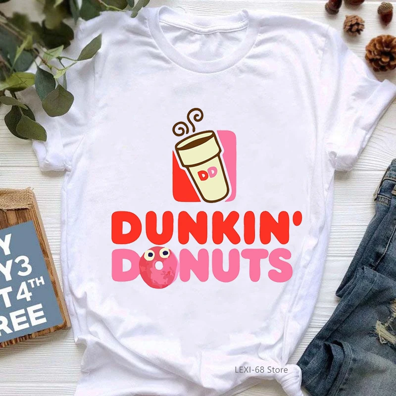 Charli Damelio Graphic Print Tshirt Women Dunkin Donuts Iced Coffee Sprinkle T-Shirt Femme Cool Casual T Shirt Female Streetwear
Charli Damelio Graphic Print Tshirt Women Dunkin Donuts Iced Coffee Sprinkle T-Shirt Femme Cool Casual T Shirt Female Streetwear