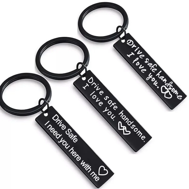 Drive Safe Keychain Can be Personalized Stainless Steel Key Rings Engraved Love Birthday Wedding Anniversary Holiday Gift Favor
Drive Safe Keychain Can be Personalized Stainless Steel Key Rings Engraved Love Birthday Wedding Anniversary Holiday Gift Favor