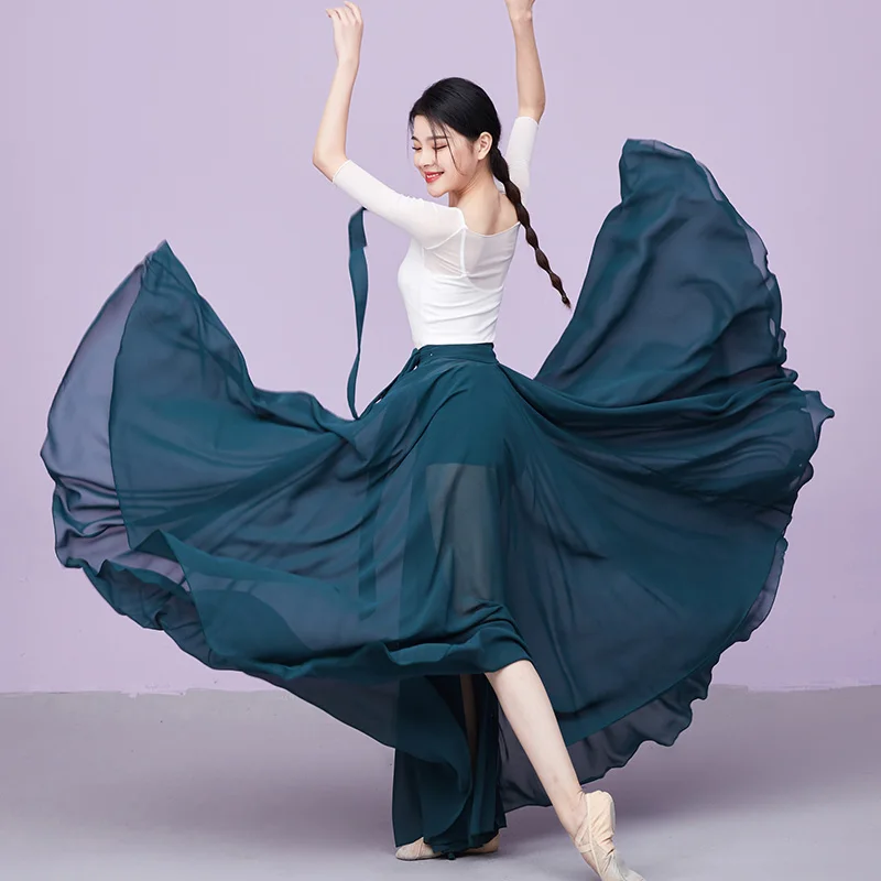 Classical Dance Skirt For Adult Fairy Dancer Outfit Stage Costume Practice Wear Chiffon Skirts Classical Dancewear JL2222
Classical Dance Skirt For Adult Fairy Dancer Outfit Stage Costume Practice Wear Chiffon Skirts Classical Dancewear JL2222