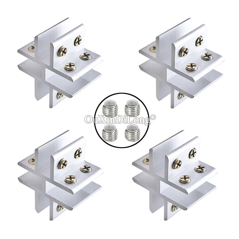 Brand New 10PCS Multi-functional Glass Clamps Clips Board Frame Glass Shelf Cross Shape Connectors Support Brackets No Drilling
Brand New 10PCS Multi-functional Glass Clamps Clips Board Frame Glass Shelf Cross Shape Connectors Support Brackets No Drilling