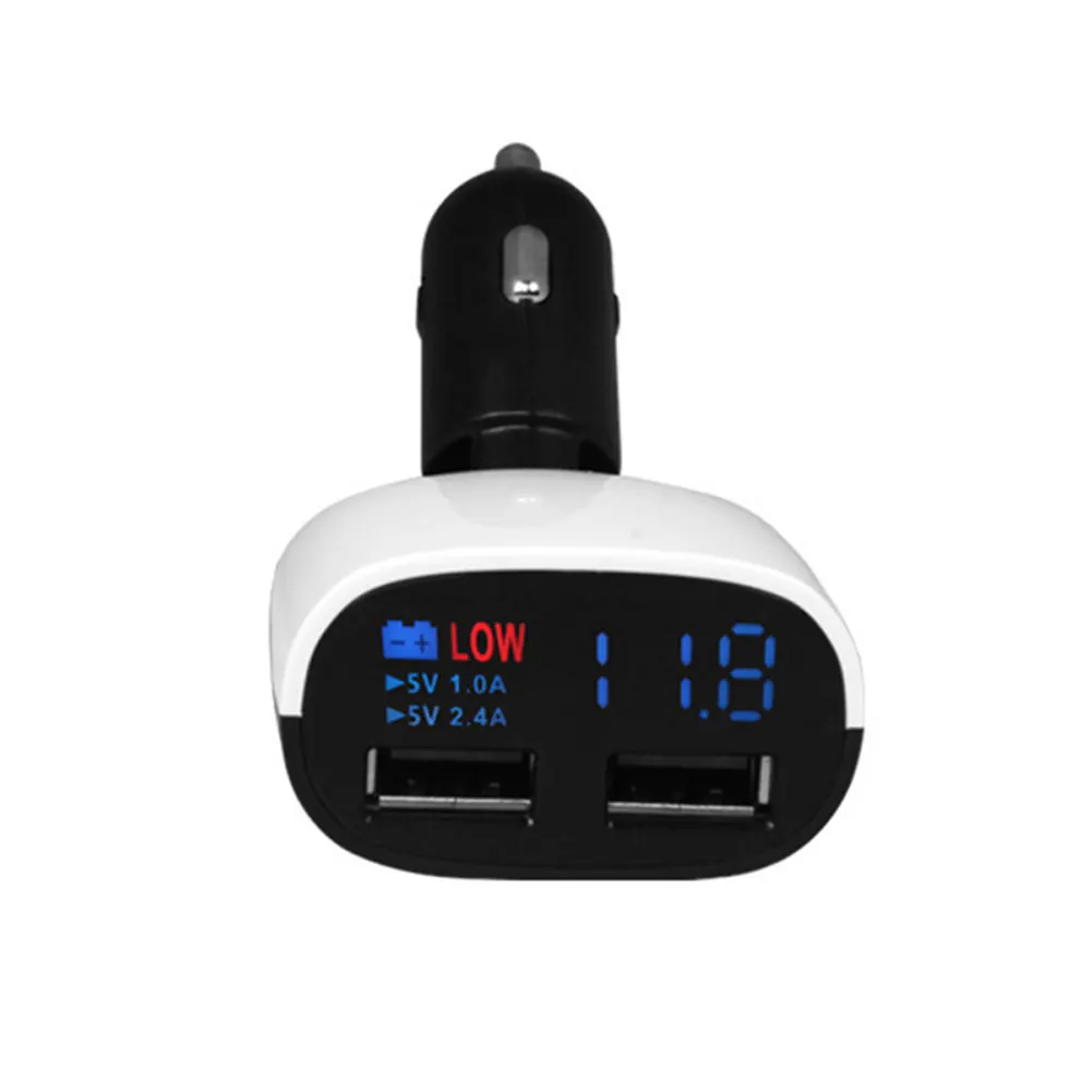 3.4A Dual USB Car Charger with LED Current Voltage Display for Mobile Phones Tablets Car Styling
3.4A Dual USB Car Charger with LED Current Voltage Display for Mobile Phones Tablets Car Styling