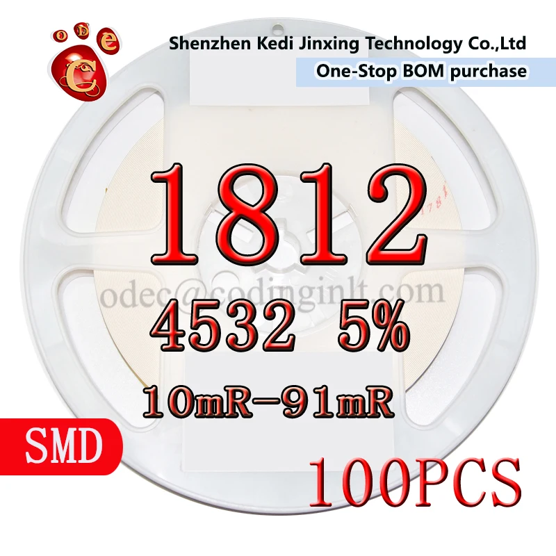 1812 4532 5% SMD resistor 100pcs 10mR 12mR 15mR 20mR 22mR 24mR 30mR 33mR 36mR 39mR 43mR 47mR 51mR 56mR 62mR 68mR 75mR 82mR 91Mr
1812 4532 5% SMD resistor 100pcs 10mR 12mR 15mR 20mR 22mR 24mR 30mR 33mR 36mR 39mR 43mR 47mR 51mR 56mR 62mR 68mR 75mR 82mR 91Mr