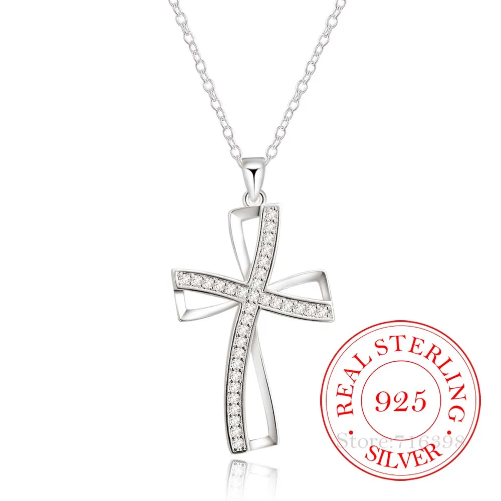 Hot Sale 925 Serling Silver Fine Jewelry Crystal Latin Cross Necklace Pendant Chains for Women Silver Wedding Party Jewelry Gift
Hot Sale 925 Serling Silver Fine Jewelry Crystal Latin Cross Necklace Pendant Chains for Women Silver Wedding Party Jewelry Gift