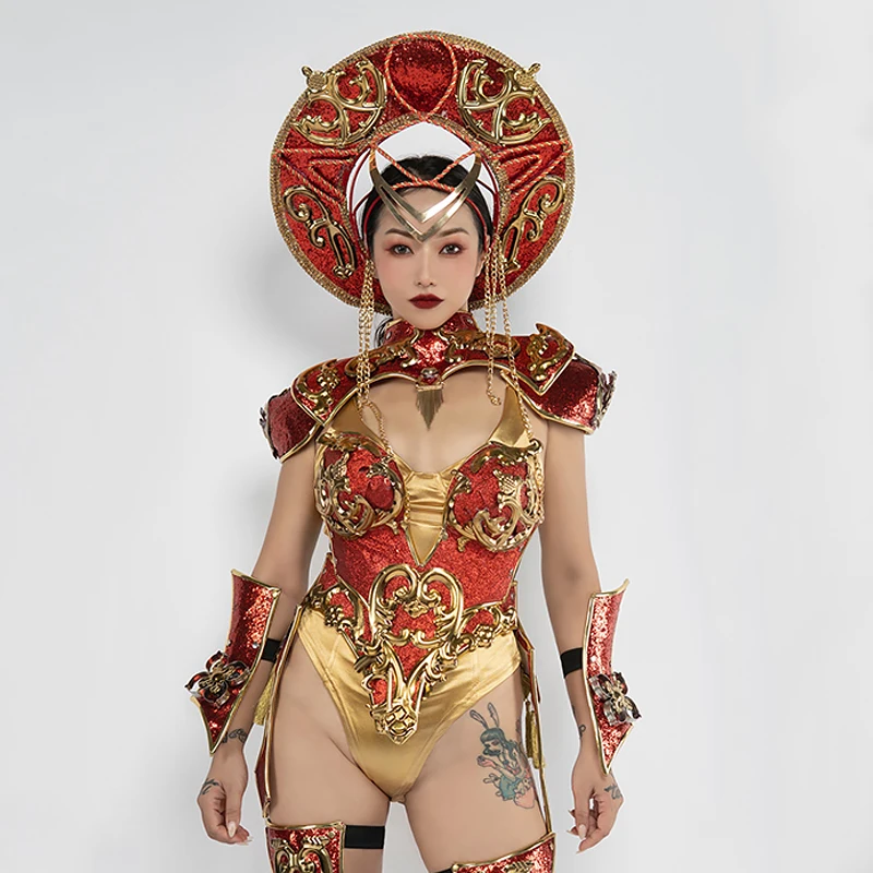 Chinese Style Gogo Dancer Costume Women Sexy Pole Dancing Wear Stage Costume Drag Queen Costume Red Festival Clothing DL8427
Chinese Style Gogo Dancer Costume Women Sexy Pole Dancing Wear Stage Costume Drag Queen Costume Red Festival Clothing DL8427