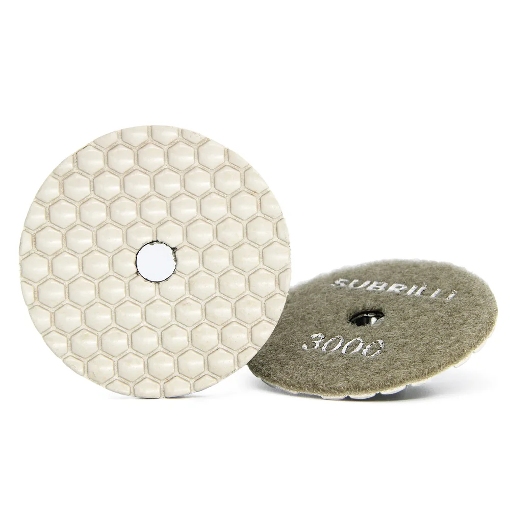 3 Inch Flexible Dry Polishing Pad Granite Stone Polishing Concrete Grinding Disc Sharp Type Resin Bond Abrasive Pad
3 Inch Flexible Dry Polishing Pad Granite Stone Polishing Concrete Grinding Disc Sharp Type Resin Bond Abrasive Pad
