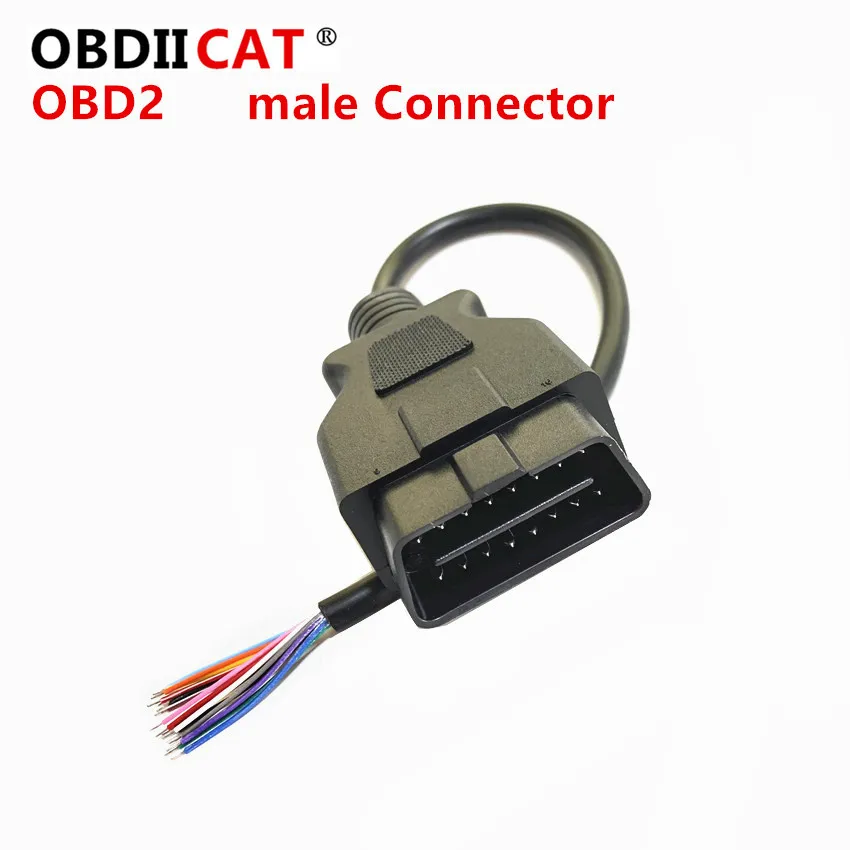 Кабель OBD II для диагностики автомобиля, кабель с 16-контактным штекером на 16-контактный разъем, с 2-мя разъемами
Кабель OBD II для диагностики автомобиля, кабель с 16-контактным штекером на 16-контактный разъем, с 2-мя разъемами