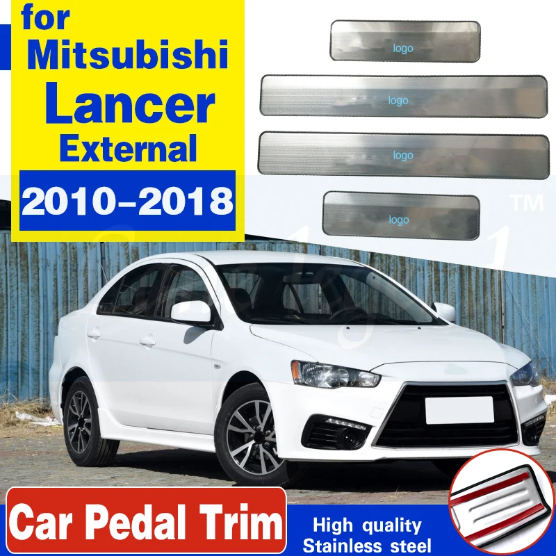 stainless steel pedal Scuff Plate Door Sill Welcome pedal for Mitsubishi Lancer/Lancer EX/Lancer Evo 2010-2018 Car styling
stainless steel pedal Scuff Plate Door Sill Welcome pedal for Mitsubishi Lancer/Lancer EX/Lancer Evo 2010-2018 Car styling