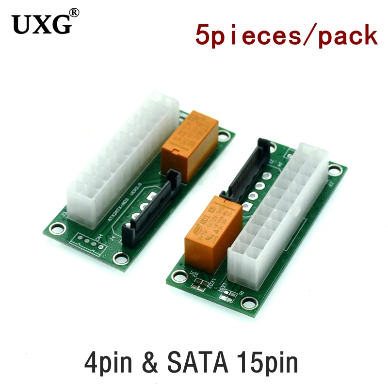 Адаптер синхронизации с двойным блоком питания ATX, адаптер с 24pin на 4Pin SATA Molex, синхронный соединитель, кабель для майнинга, Прямая поставка
Адаптер синхронизации с двойным блоком питания ATX, адаптер с 24pin на 4Pin SATA Molex, синхронный соединитель, кабель для майнинга, Прямая поставка