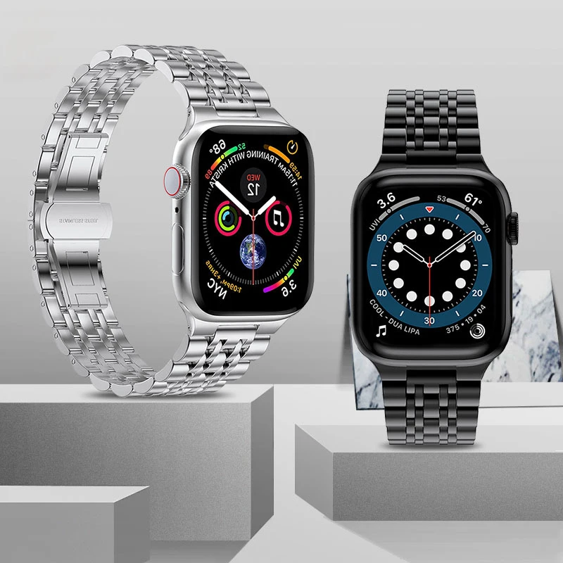 Ремешок из нержавеющей стали для Apple watch 6 band se Series 5 4 44 мм 40 мм, обновленные адаптеры для iwatch 3 42 мм 38 мм
Ремешок из нержавеющей стали для Apple watch 6 band se Series 5 4 44 мм 40 мм, обновленные адаптеры для iwatch 3 42 мм 38 мм