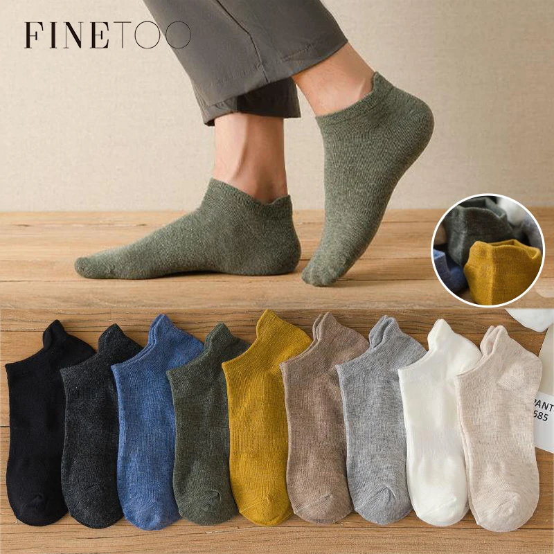 Носки мужские короткие FINETOO, из хлопка, дышащие, 10 шт. = 5, пара/лот, удобные, повседневные, 38-44
Носки мужские короткие FINETOO, из хлопка, дышащие, 10 шт. = 5, пара/лот, удобные, повседневные, 38-44