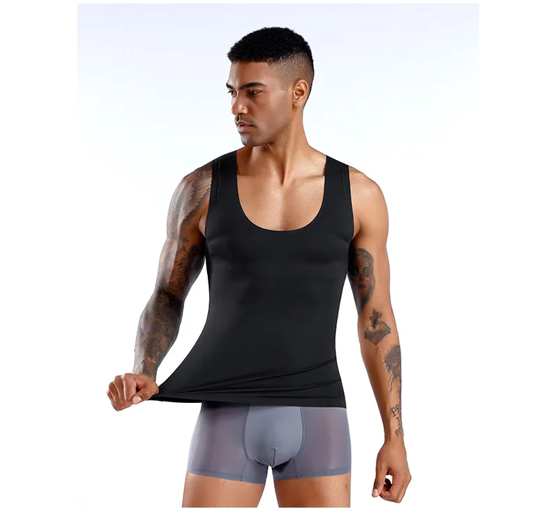 2021 New Men's Slimming Body Shapers Seamless Abdomen Control Fitness Vest Male Chest Compression Shirt Workout Tank Tops
2021 New Men's Slimming Body Shapers Seamless Abdomen Control Fitness Vest Male Chest Compression Shirt Workout Tank Tops