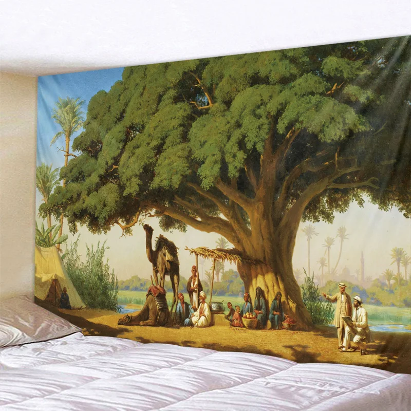 European landscape character oil painting tapestry wall hanging mandala bohemian wall decoration living room bedroom tapestry
European landscape character oil painting tapestry wall hanging mandala bohemian wall decoration living room bedroom tapestry