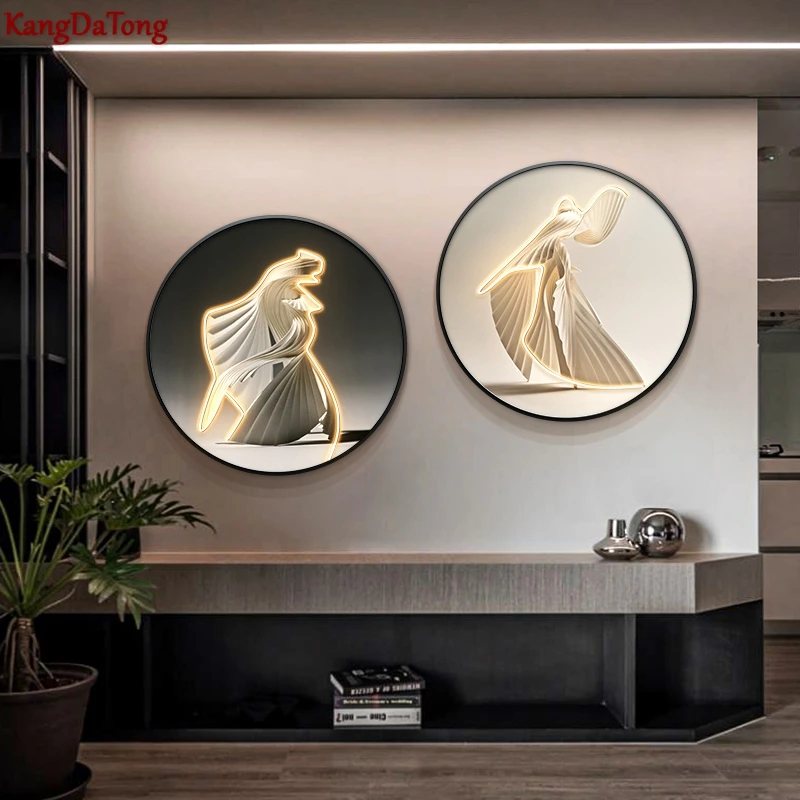 High-End Porch Decorative Painting Origami Modeling Led Wall Lamp Creative Art Hanging Painting Luminous Decorative Lamp
High-End Porch Decorative Painting Origami Modeling Led Wall Lamp Creative Art Hanging Painting Luminous Decorative Lamp