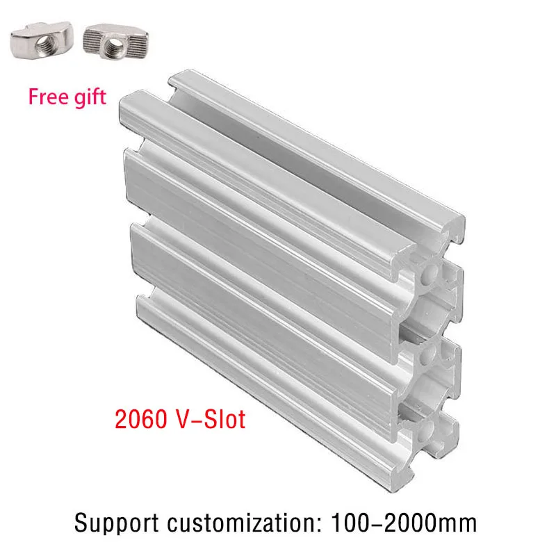 2pc 2060 T-Slot Aluminum Profile CNC 3D Printer Parts European Standard Anodized Linear Rail Aluminum Profile Extrusion 2060 CNC
2pc 2060 T-Slot Aluminum Profile CNC 3D Printer Parts European Standard Anodized Linear Rail Aluminum Profile Extrusion 2060 CNC