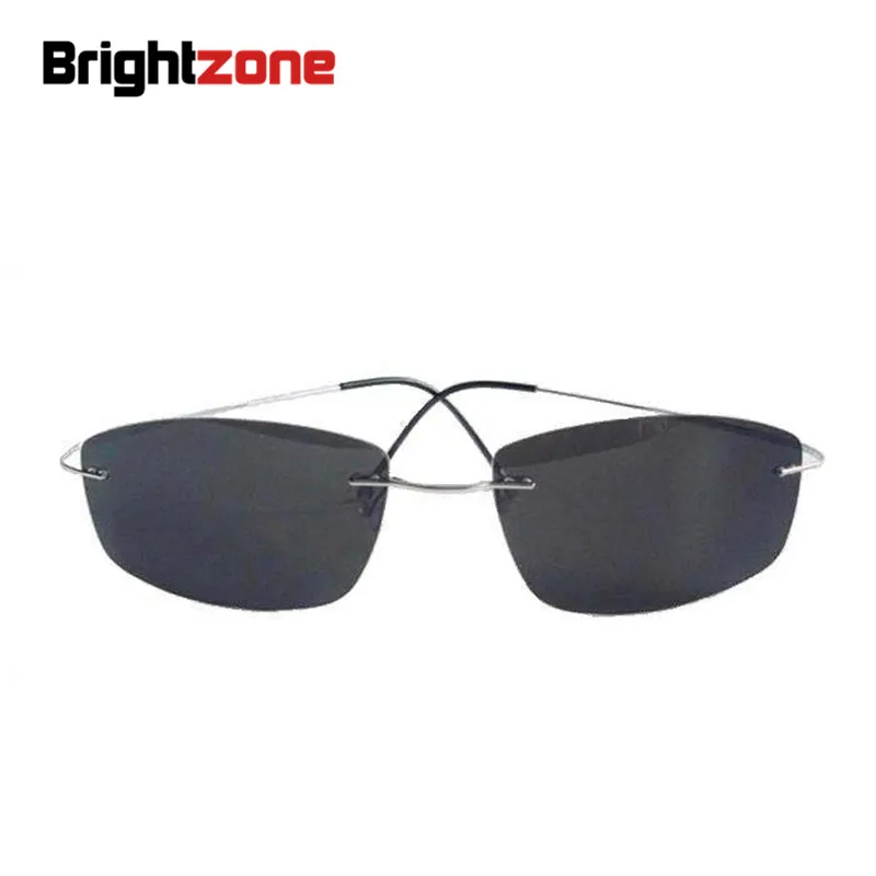 Excellent Super Light Flexible 100% Titanium Rimless Polarized Sunglasses Eyeglasses Eyewear Unisex Gray Green Brown UVA UV400
Excellent Super Light Flexible 100% Titanium Rimless Polarized Sunglasses Eyeglasses Eyewear Unisex Gray Green Brown UVA UV400