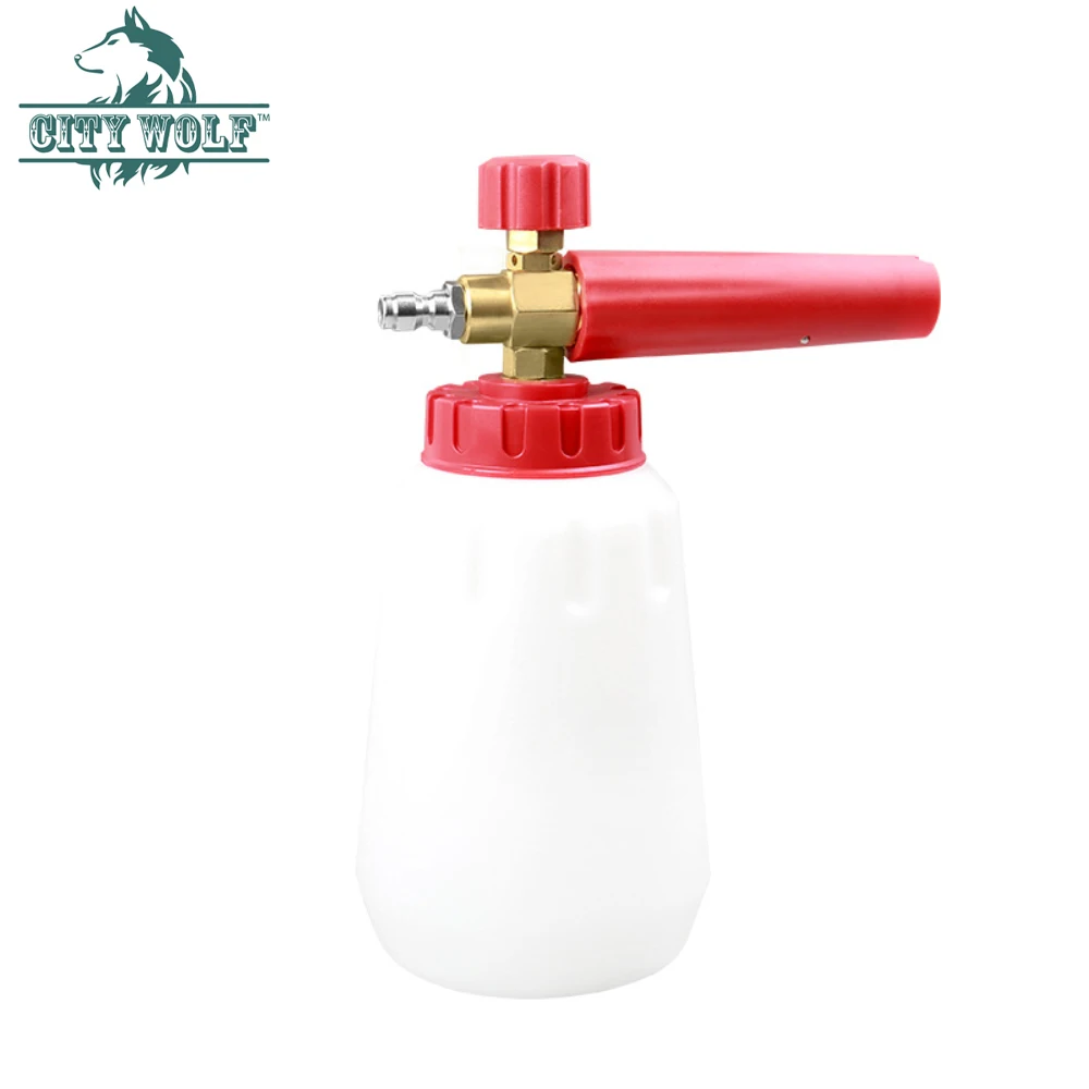 Car Wash Foam Bottle Electroplating Foam Pot 1/4 Quick Plug Foam Pot with Adjustable Nozzle Big Mouth Car Wash Water Gun
Car Wash Foam Bottle Electroplating Foam Pot 1/4 Quick Plug Foam Pot with Adjustable Nozzle Big Mouth Car Wash Water Gun