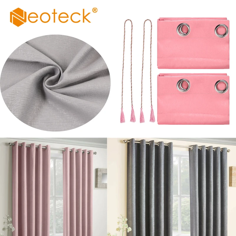 Neoteck 2 шт Современный серый розовый 168*183 см тиснение занавески со свободными завязками на спине полиэстер блок-выход ткань занавески для окна
Neoteck 2 шт Современный серый розовый 168*183 см тиснение занавески со свободными завязками на спине полиэстер блок-выход ткань занавески для окна