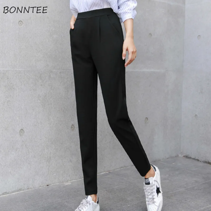 Pants Women Simple Leisure Korean Style Straight All-match Student Fashion Elegant Womens Trousers Pockets Solid High Quality
Pants Women Simple Leisure Korean Style Straight All-match Student Fashion Elegant Womens Trousers Pockets Solid High Quality