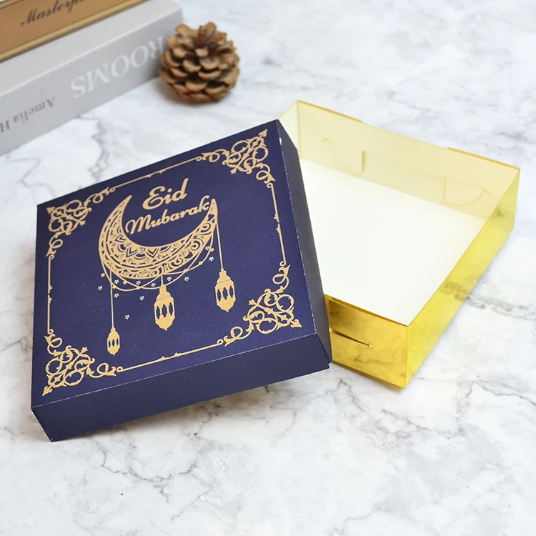 Personalized Ramadan Designs Gold Lantern Eid Mubarak Laser Cut Crescent Favour Boxes
Personalized Ramadan Designs Gold Lantern Eid Mubarak Laser Cut Crescent Favour Boxes