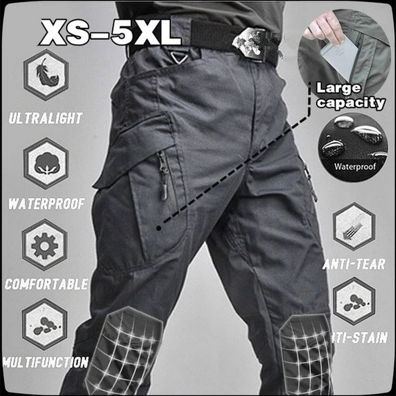 High quality men’s waterproof cargo pants multipocket army trekking pants military style tactical pants sexy casual pants;
High quality men’s waterproof cargo pants multipocket army trekking pants military style tactical pants sexy casual pants;
