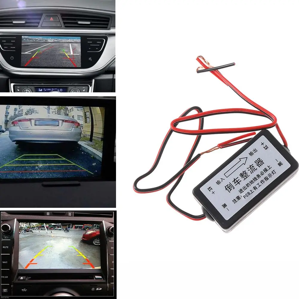12V DC Power Relay Capacitor Filter Rectifier for Car Rear View Backup Camera Connector
12V DC Power Relay Capacitor Filter Rectifier for Car Rear View Backup Camera Connector