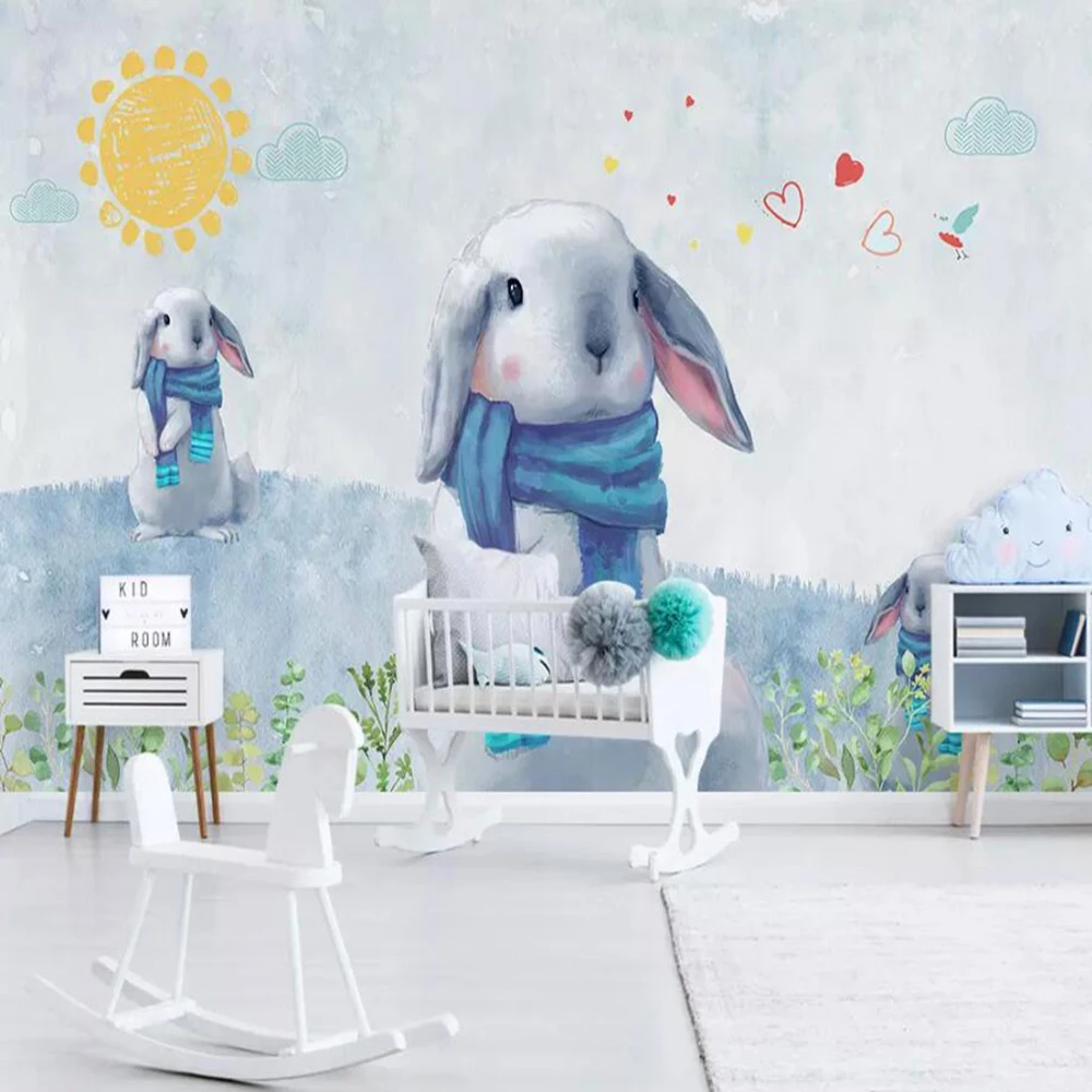 Milofi пользовательские 3D фото обои современный минималистский ручная роспись милый кролик детская комната фон украшение стены фреска стены
Milofi пользовательские 3D фото обои современный минималистский ручная роспись милый кролик детская комната фон украшение стены фреска стены