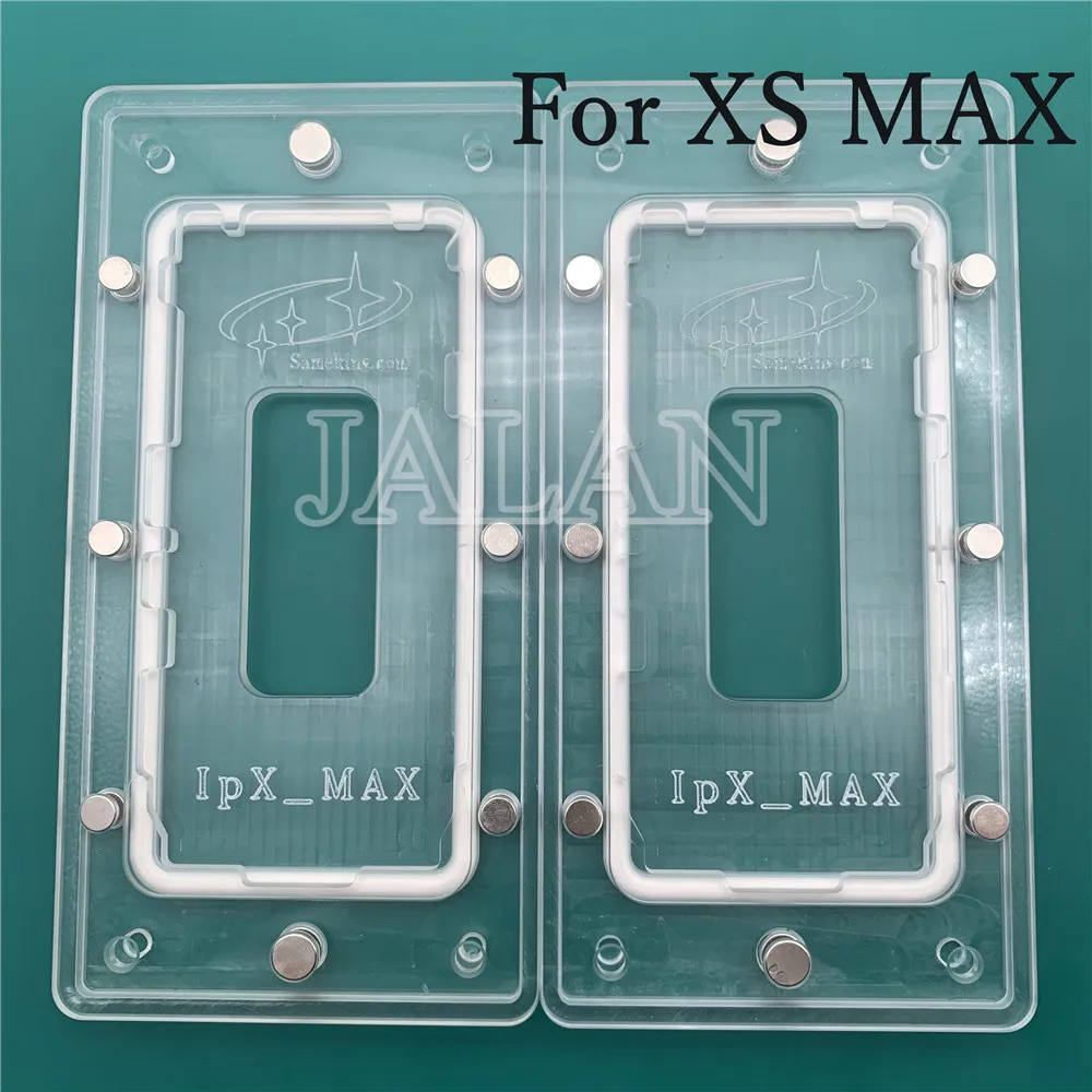 Clamping Mold Lcd Glass Frame Magnetic Position Mold for IP XS Max for Glass Frame Holding Mobile Phone Repair Fixture Tool
Clamping Mold Lcd Glass Frame Magnetic Position Mold for IP XS Max for Glass Frame Holding Mobile Phone Repair Fixture Tool