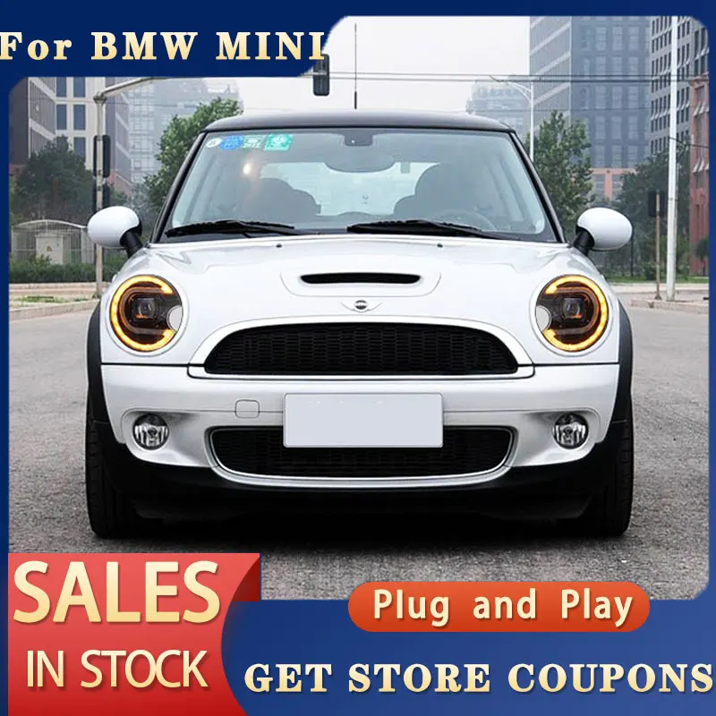 Для BMW MINI головной светильник в сборе 2007-2013 mini R55 / R56 модифицированный светодиодный головной светильник дневсветильник свет
Для BMW MINI головной светильник в сборе 2007-2013 mini R55 / R56 модифицированный светодиодный головной светильник дневсветильник свет