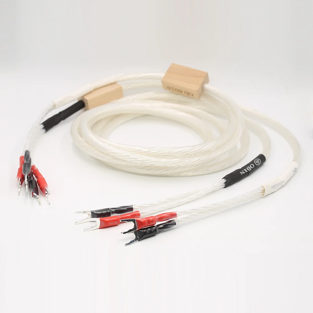 YTER NORDOST ODIN Silver Plated HIFI Loudspeaker Audiophile Speaker cable Spade Plug Audio Cable HIFI, Biwire speaker cabl
YTER NORDOST ODIN Silver Plated HIFI Loudspeaker Audiophile Speaker cable Spade Plug Audio Cable HIFI, Biwire speaker cabl