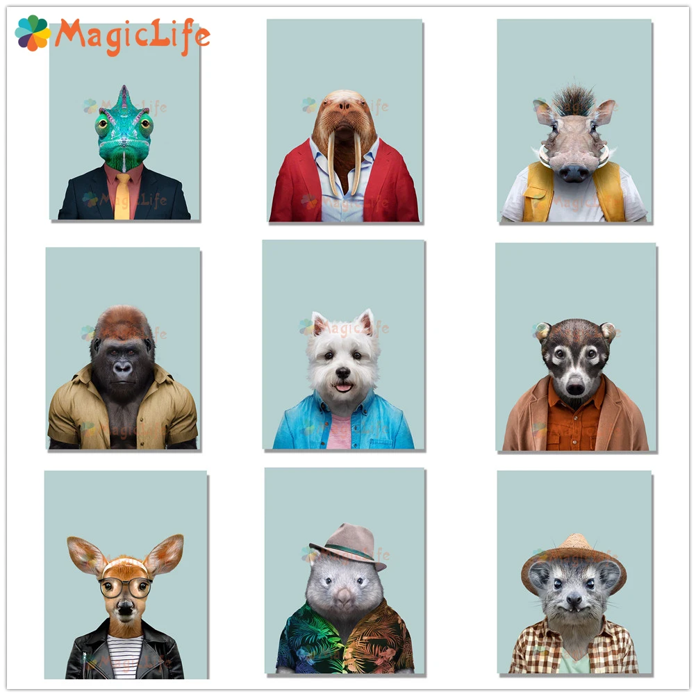Modern Cute Pet Funny Animals Gentleman Nordic Poster Picture Wall Art Canvas Painting Wall Pictures For Living Room Unframed
Modern Cute Pet Funny Animals Gentleman Nordic Poster Picture Wall Art Canvas Painting Wall Pictures For Living Room Unframed