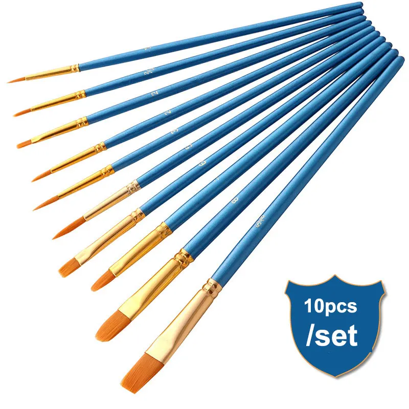 3 set/30pcs Professional Nylon Hair Paint Brushes Set for Acrylic Oil Watercolor Nair Art Face Body Model Painting
3 set/30pcs Professional Nylon Hair Paint Brushes Set for Acrylic Oil Watercolor Nair Art Face Body Model Painting