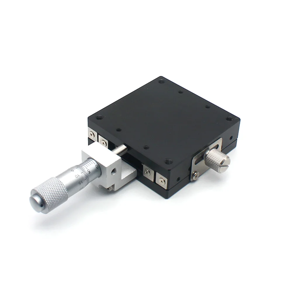 X Axis 40*40mm Knob Micrometer Sliding stage Guide Rail Type Platform Manual Displacement Sliding Table LGX40-R LGX40-L LGX40-C
X Axis 40*40mm Knob Micrometer Sliding stage Guide Rail Type Platform Manual Displacement Sliding Table LGX40-R LGX40-L LGX40-C