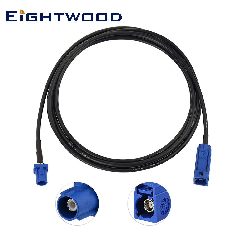 Eightwood Fakra C Jack Female to Fakra C Plug Male 50 Ом RG174 180 см GPS Удлинительный коаксиальный кабель для GPS-антенны
Eightwood Fakra C Jack Female to Fakra C Plug Male 50 Ом RG174 180 см GPS Удлинительный коаксиальный кабель для GPS-антенны