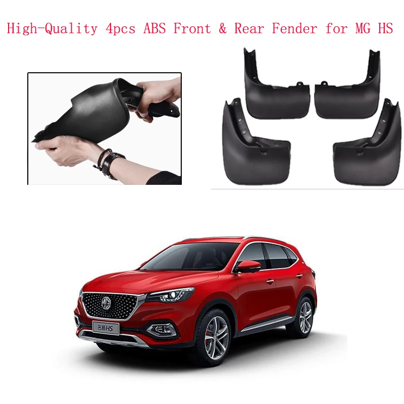 High-Quality 4pcs ABS Front & Rear Fender for MG HS Car Mud Flaps Splash Guard Mudguard Mudflaps Accessories
High-Quality 4pcs ABS Front & Rear Fender for MG HS Car Mud Flaps Splash Guard Mudguard Mudflaps Accessories