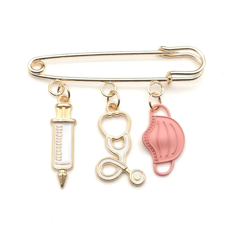 New Design Brooch Doctor Medical Tool Stethoscope Syringe Mask Brooch Nurse Medical Student Gift Brooch Souvenir
New Design Brooch Doctor Medical Tool Stethoscope Syringe Mask Brooch Nurse Medical Student Gift Brooch Souvenir