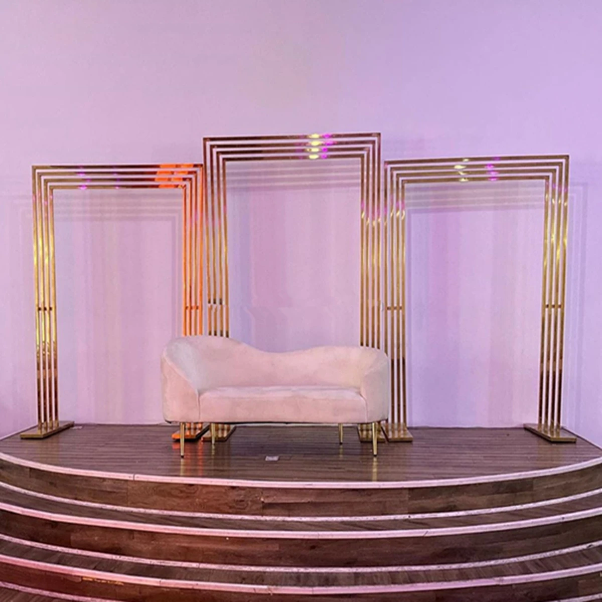 Wedding decoration flower stand gold metal decorative stage large backdrop AB0339
Wedding decoration flower stand gold metal decorative stage large backdrop AB0339
