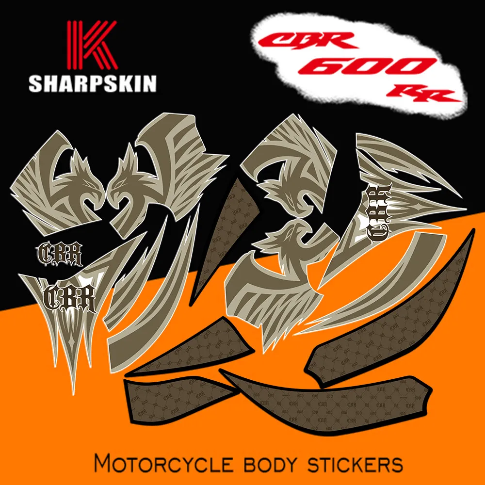 KSHARPSKIN motorcycle sticker protective cover fairing moto reflective decal for HONDA CBR600RR F5 2007-2012
KSHARPSKIN motorcycle sticker protective cover fairing moto reflective decal for HONDA CBR600RR F5 2007-2012