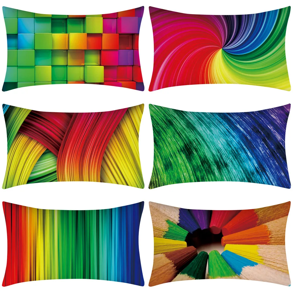 Swirl Creative Color Pillowcase 30X50CM Chair Lumbar Pillowcase Geometric Printing Living Room Decoration Pillow Cushion Cover
Swirl Creative Color Pillowcase 30X50CM Chair Lumbar Pillowcase Geometric Printing Living Room Decoration Pillow Cushion Cover