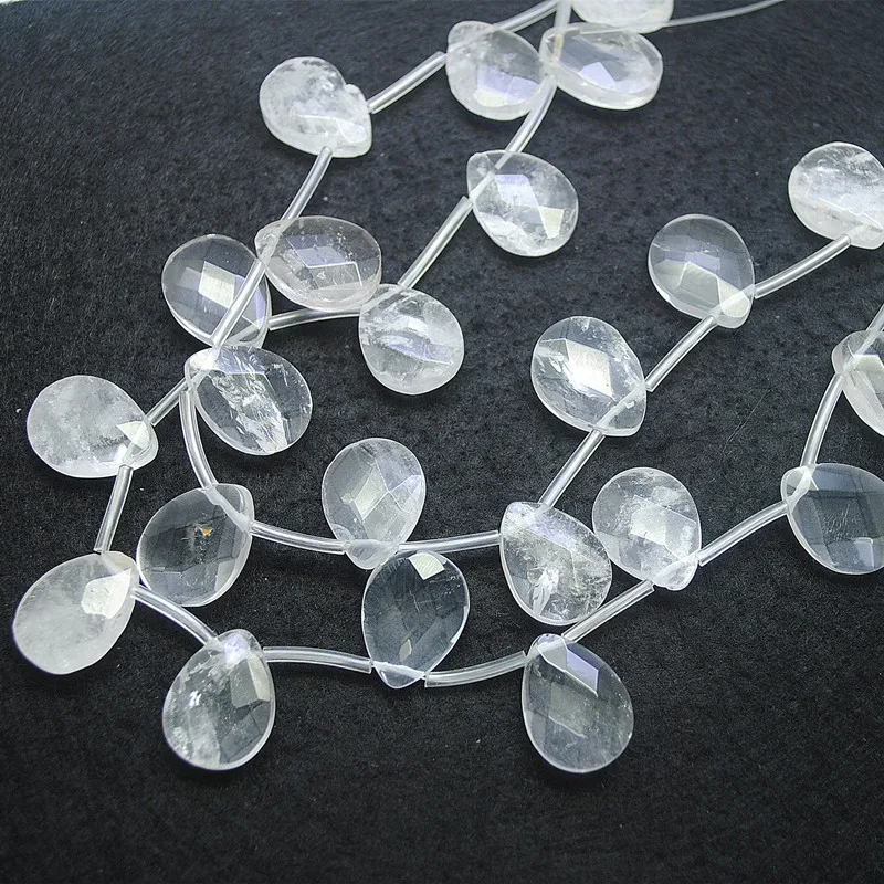 20PCS Nature Faceted Crystal Beads Tear Drop Shape Faceted 15x20MM Jewelry Accessories And Findings For Necklace Makings
20PCS Nature Faceted Crystal Beads Tear Drop Shape Faceted 15x20MM Jewelry Accessories And Findings For Necklace Makings