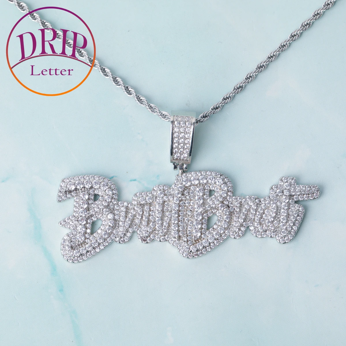 Drip Letter Custom Name Necklace for Men Letters Pendant White Gold Rock Street Hip Hop Fashion Jewelry 2022 Trend
Drip Letter Custom Name Necklace for Men Letters Pendant White Gold Rock Street Hip Hop Fashion Jewelry 2022 Trend