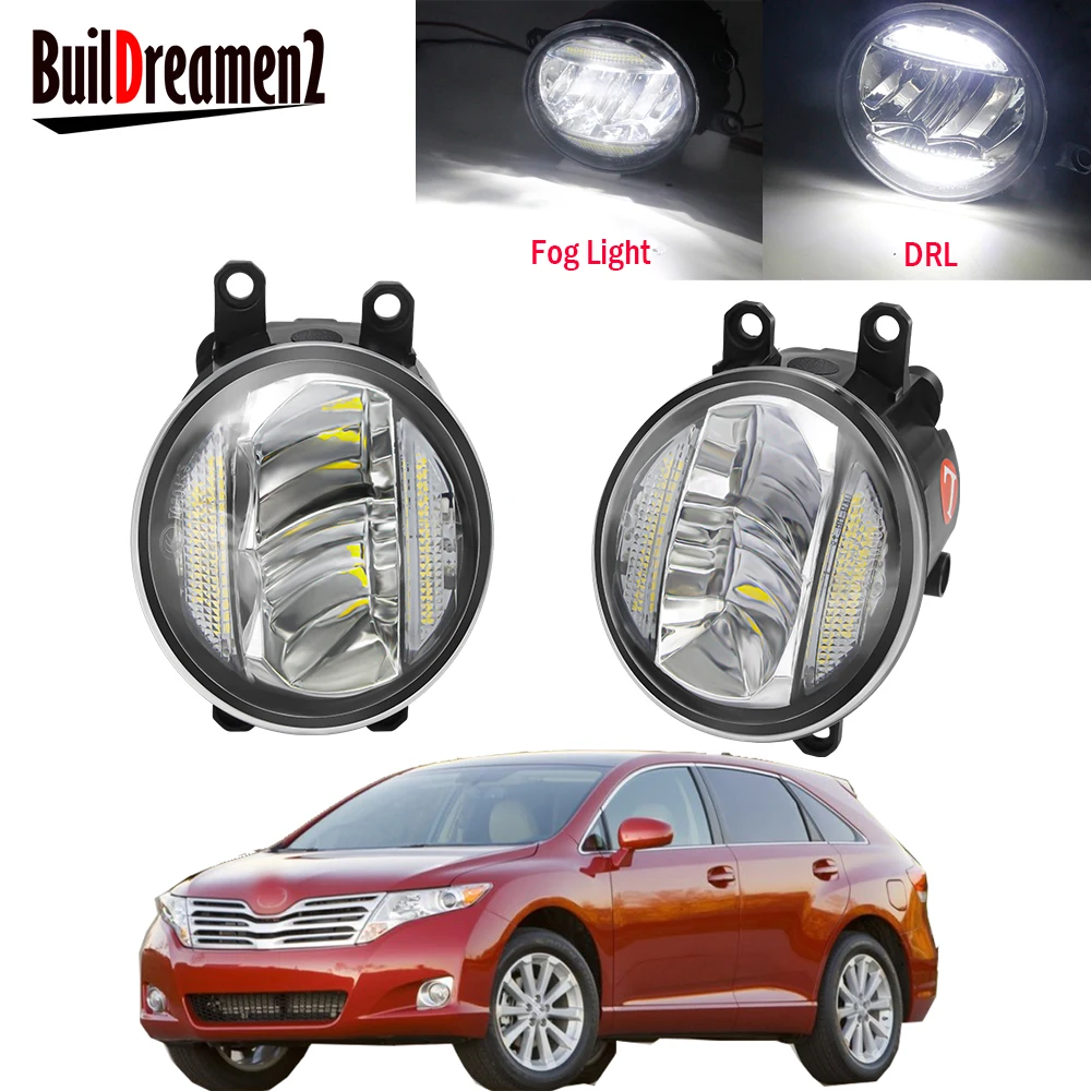2in1 Car Front Bumper LED Fog Light Assembly DRL Daytime Running Lamp 30W 8000LM 12V For Toyota Venza 2009 2010 2011 2012
2in1 Car Front Bumper LED Fog Light Assembly DRL Daytime Running Lamp 30W 8000LM 12V For Toyota Venza 2009 2010 2011 2012