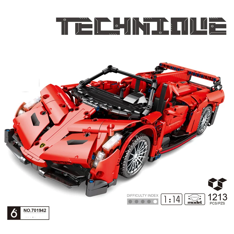 Technics logo super sport car germany bull Lambor veneno moc building block assembly model bricks educational toys collection
Technics logo super sport car germany bull Lambor veneno moc building block assembly model bricks educational toys collection
