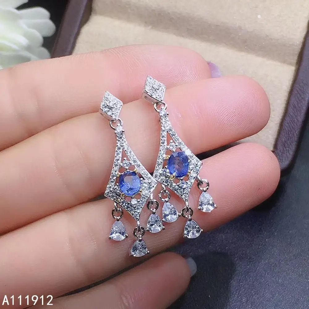 KJJEAXCMY fine jewelry natural sapphire 925 sterling siver women earrings support test noble
KJJEAXCMY fine jewelry natural sapphire 925 sterling siver women earrings support test noble